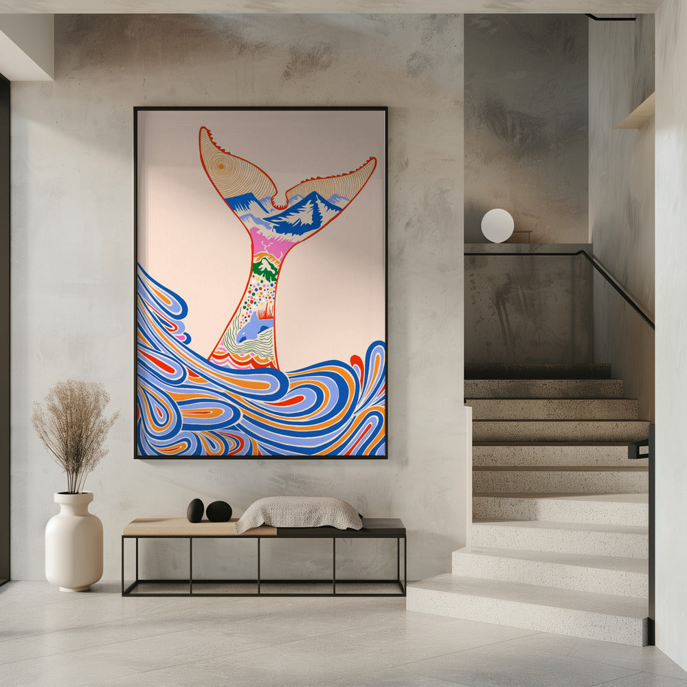Blaue Gefühle, Blautöne | Poster
