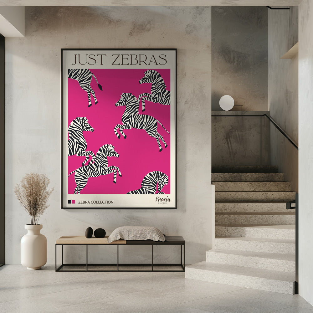 NUR ZEBRAS. Zebra-Kollektion | Poster