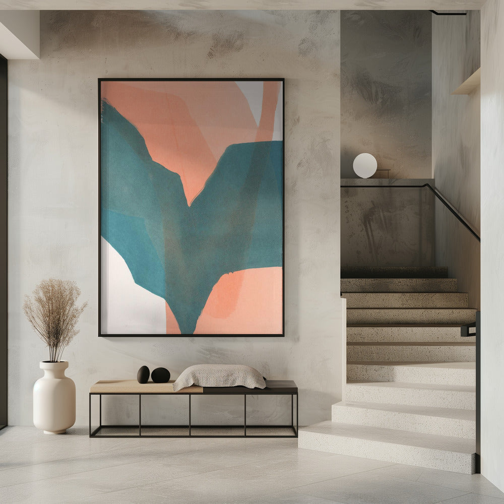 Abstract Dipped Landscape 1 | Poster
