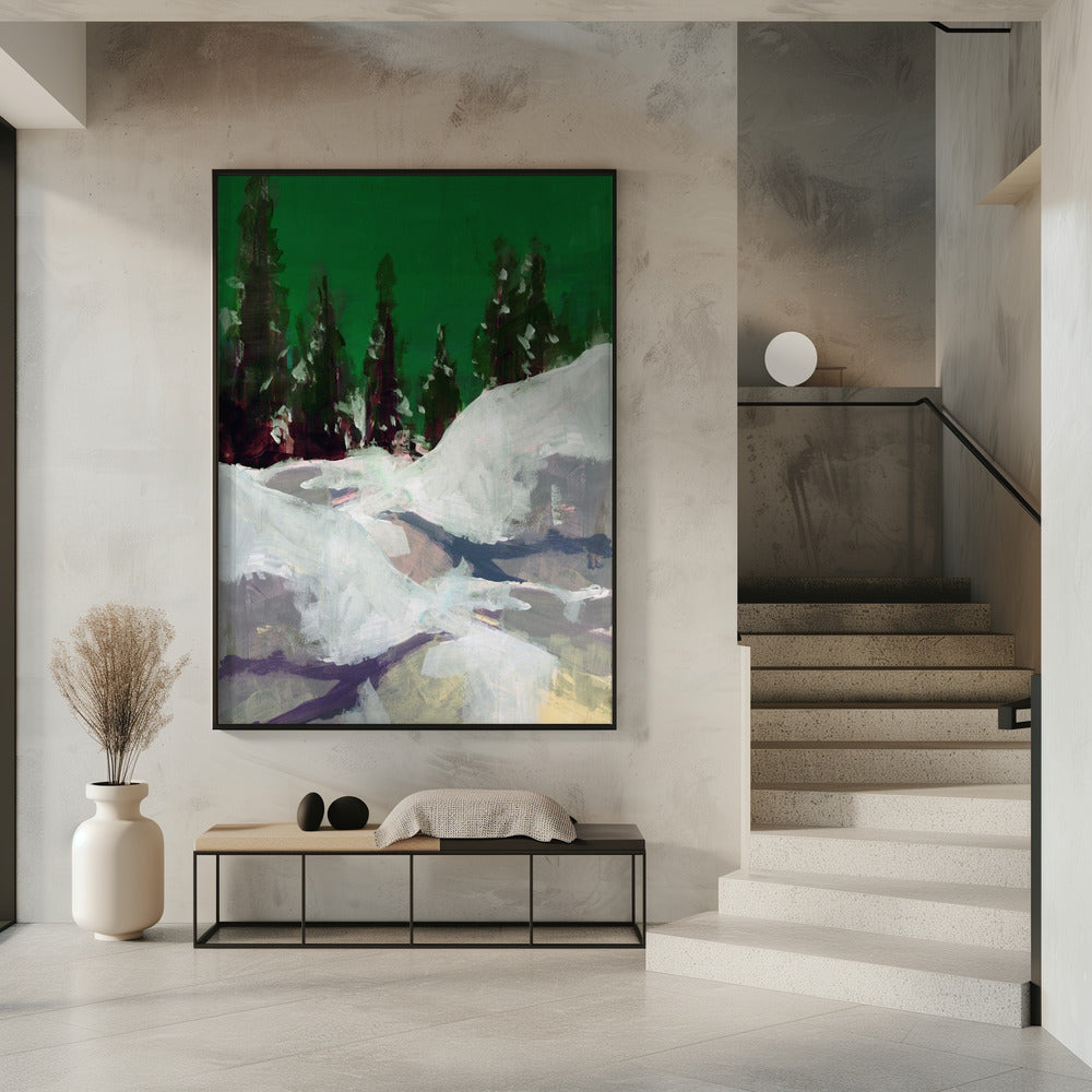Winterlandschaft im Wald 2 | Poster