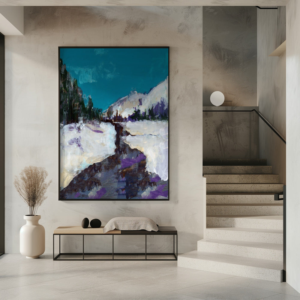 Winterszene im Wald 3 | Poster
