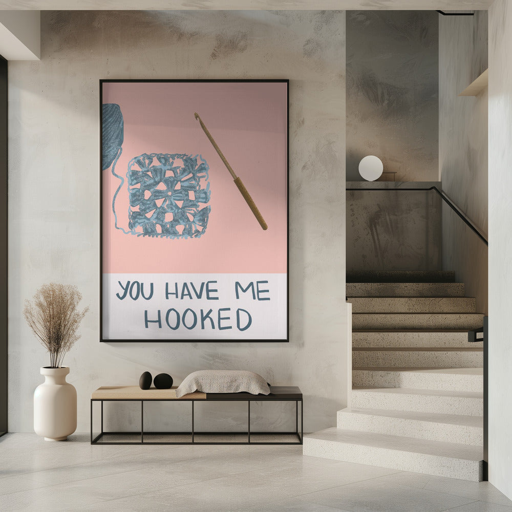 crochet hooked | Poster