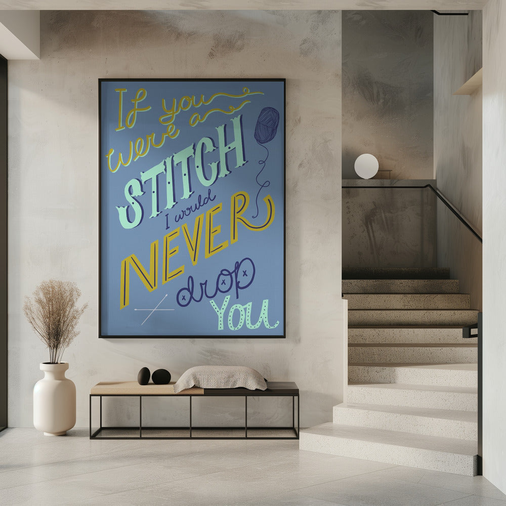 dropped stitches | Poster