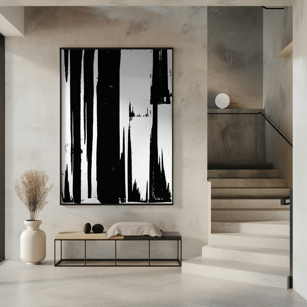 Schwarzer Stretch 1 | Poster