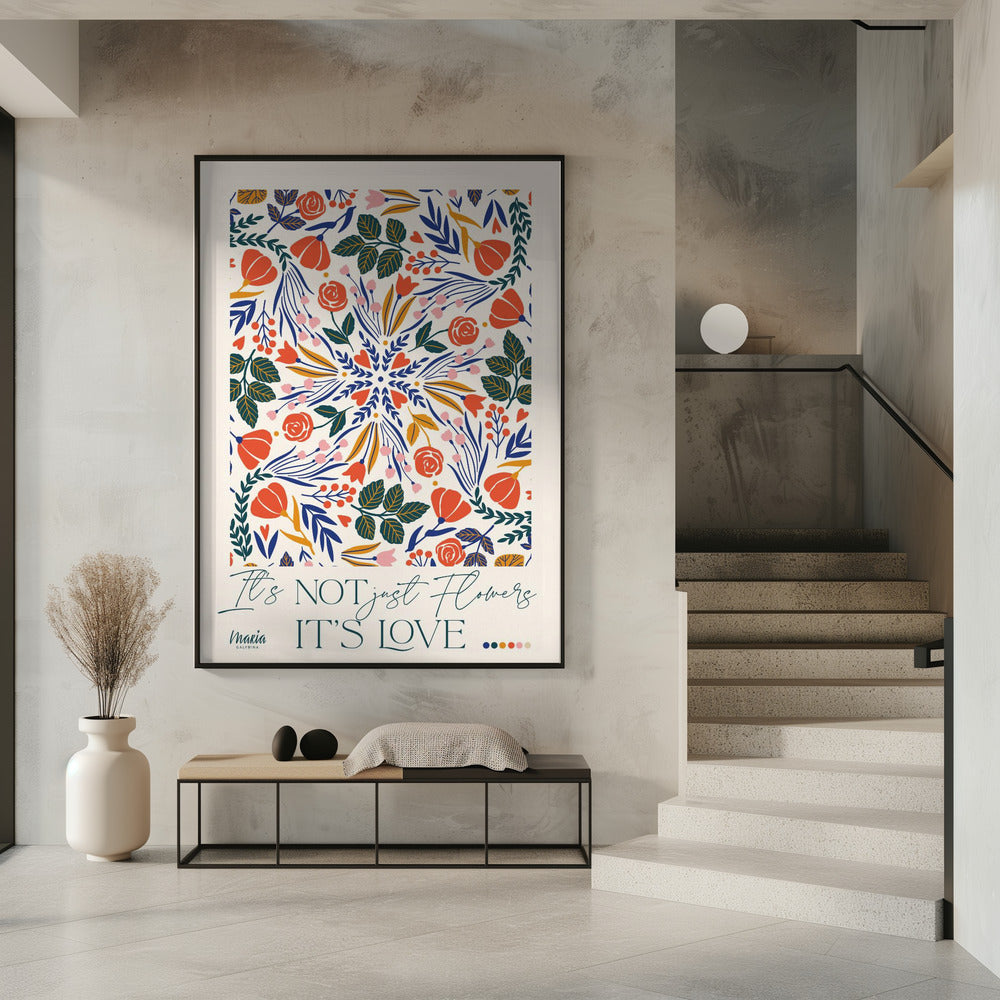 Über die Liebe. Blüte | Poster
