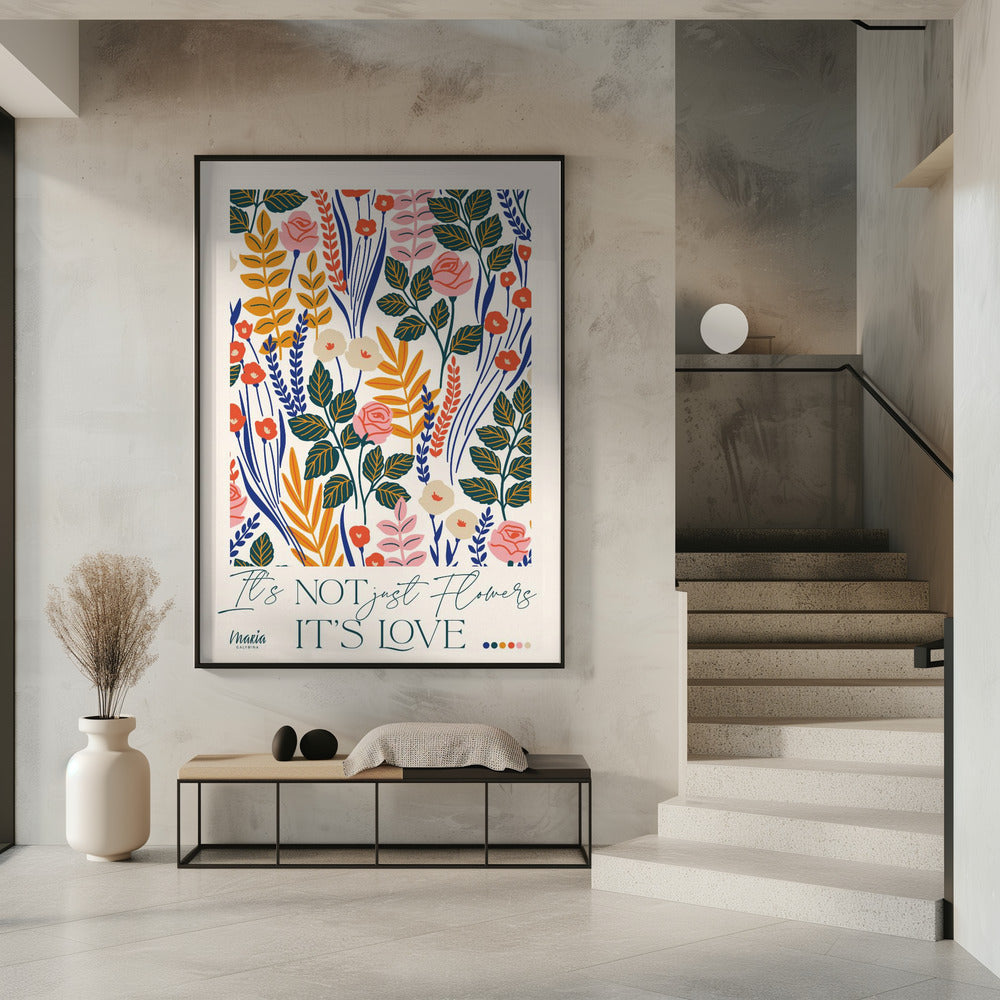 Über die Liebe. Rosen | Poster