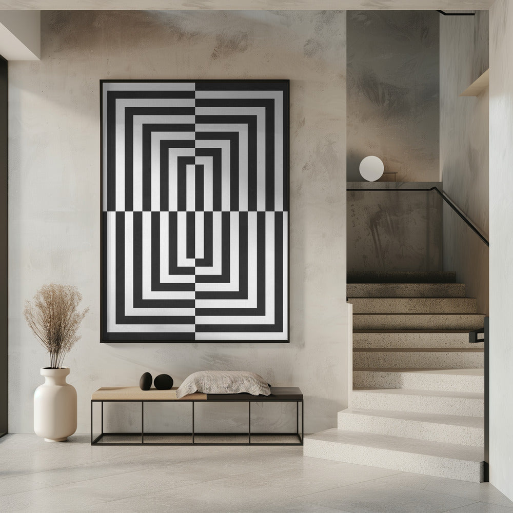 Black and white lines | Poster