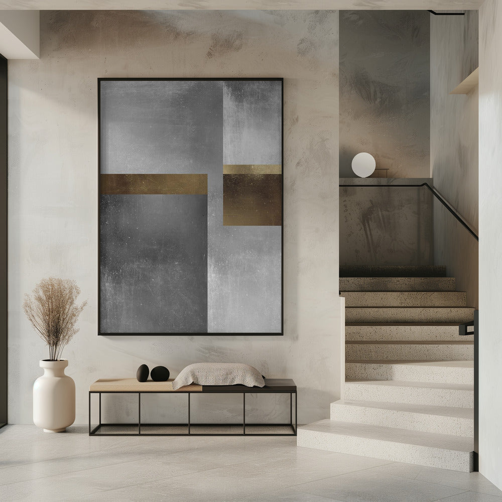 Gold- und Silbertexturen 6 | Poster