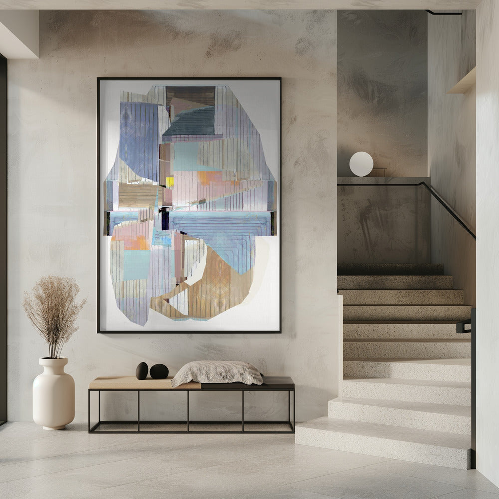 Mehrstreifen-Collage Nr. 1 | Poster