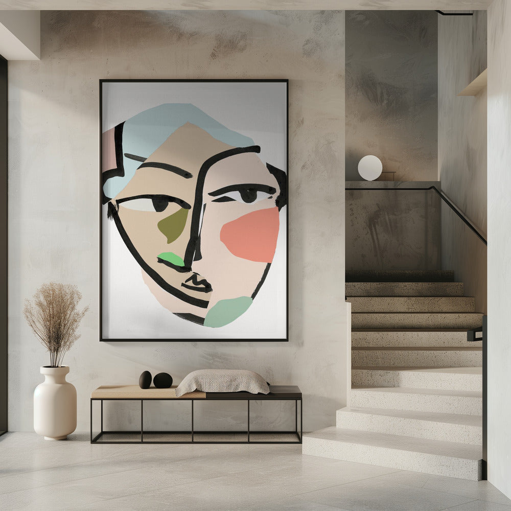 Visage No2 Kunstdruck | Poster