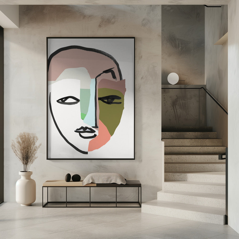 Visage Nr. 1 Kunstdruck | Poster