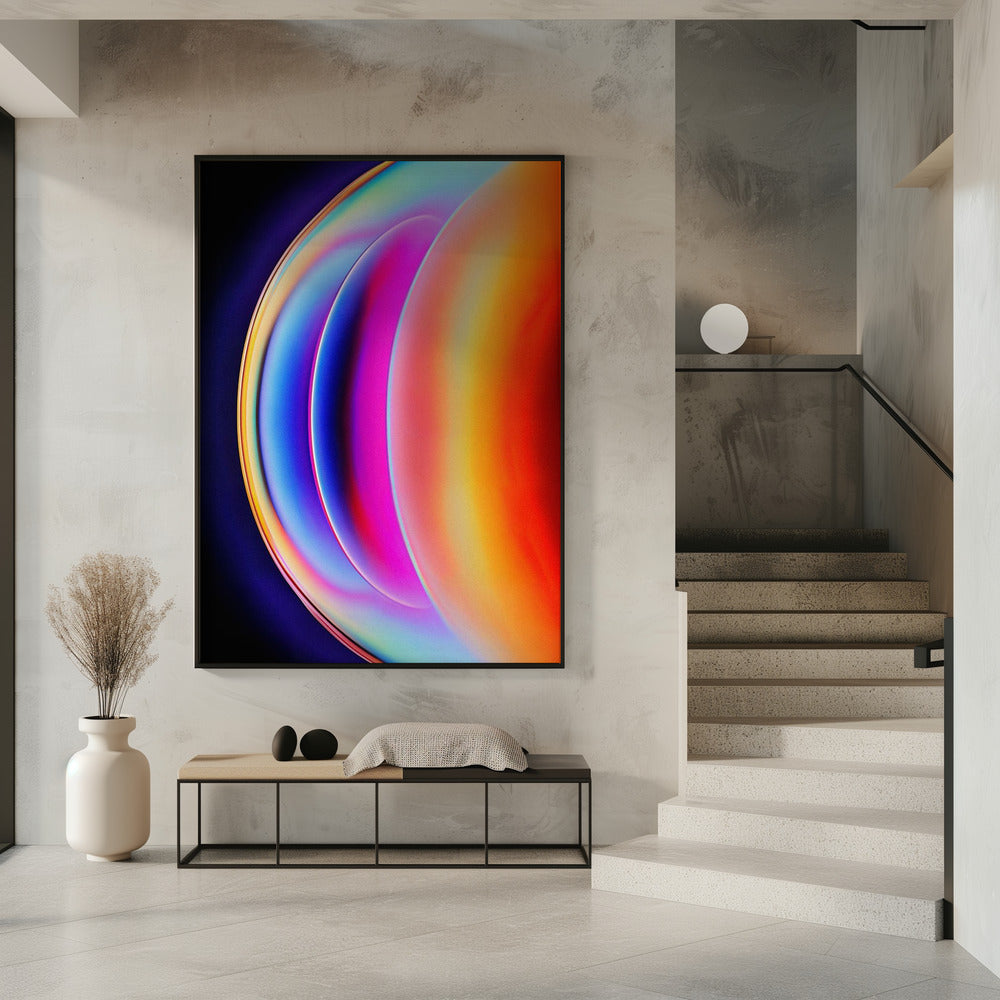 Paradies-Farbverlaufs-Halo | Poster