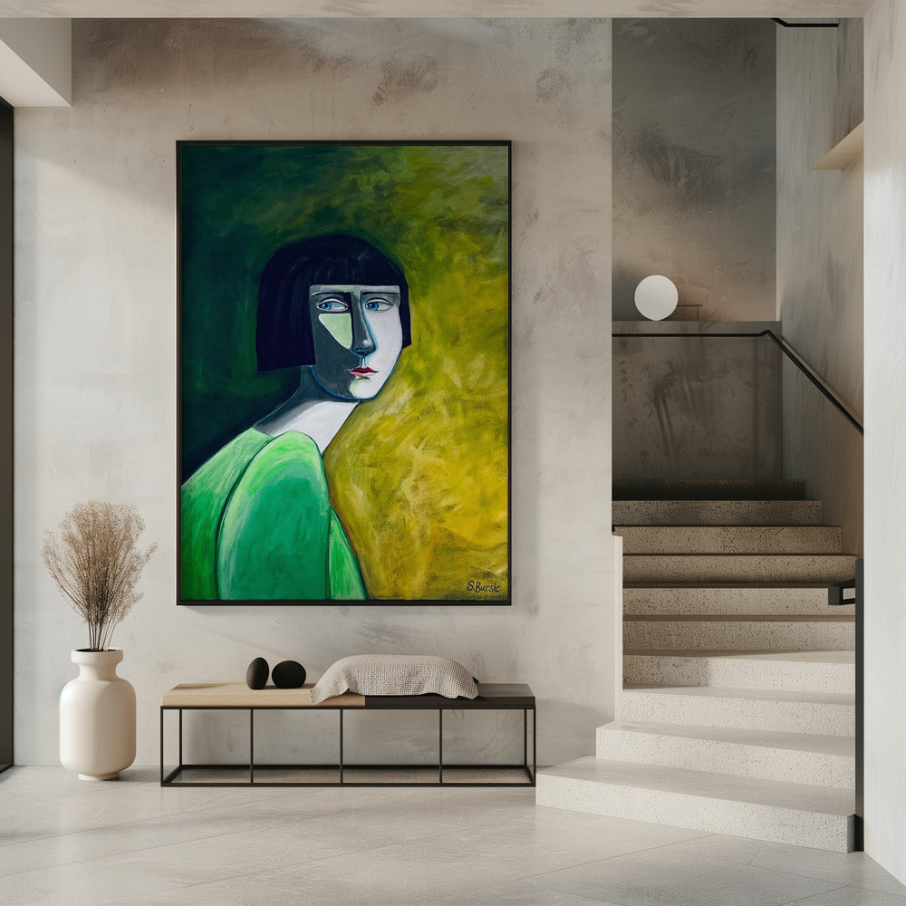 Die Frau blickt zurück | Poster