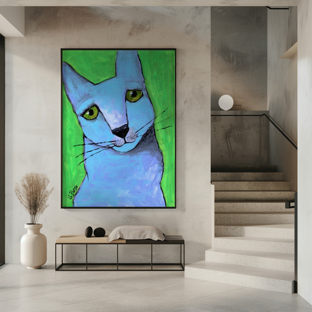 Die große blaue Katze | Poster