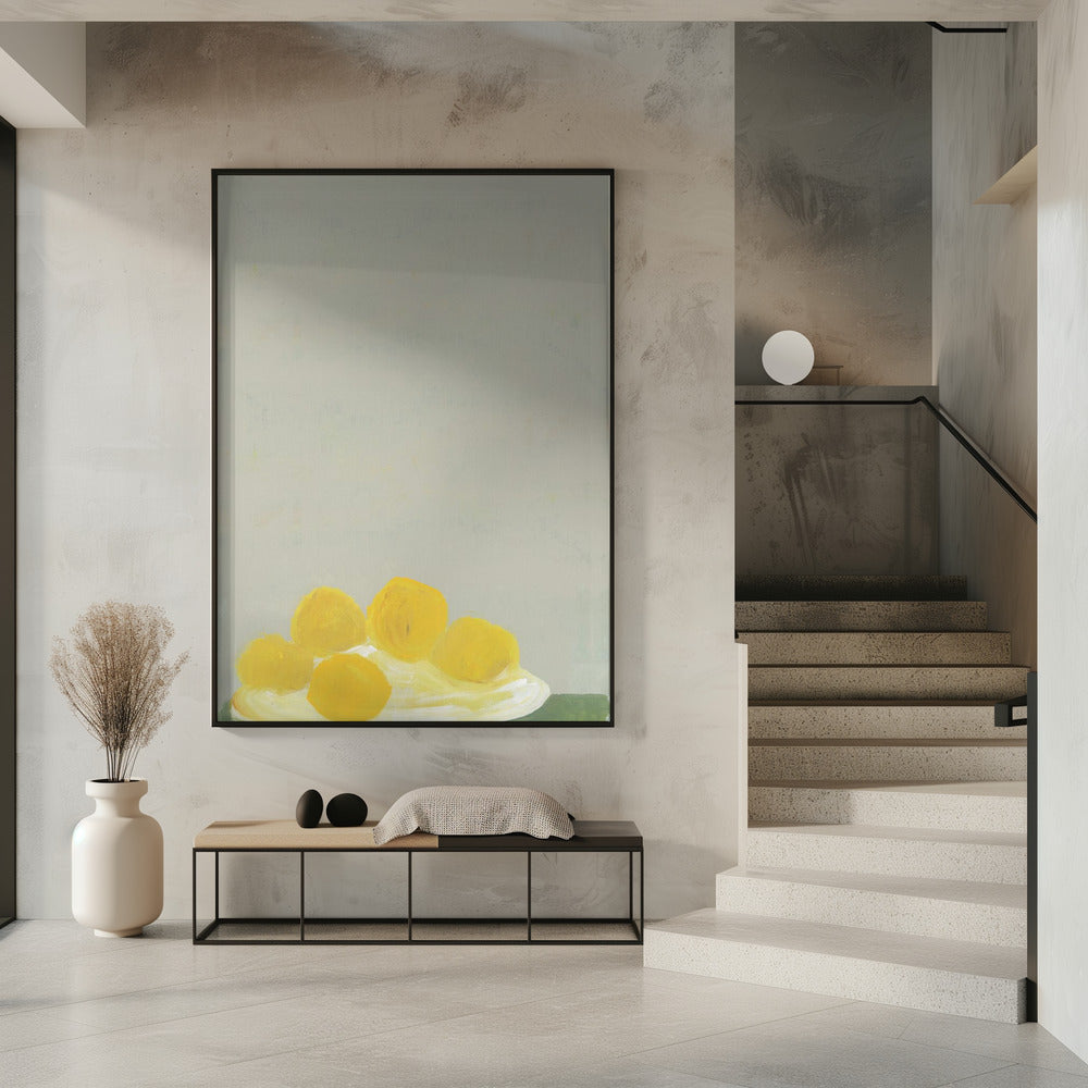 Limoni sul piatto Nr. 2 | Poster