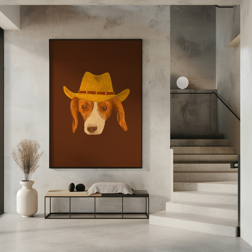 Nala, der süßeste Cowgirl-Welpe | Poster
