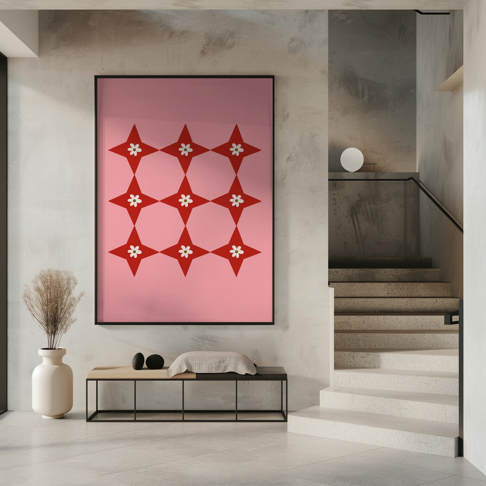 Blumenfliese | Poster
