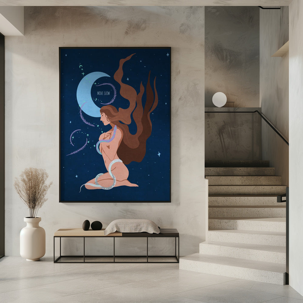 Ätherische Nachtmuse | Poster
