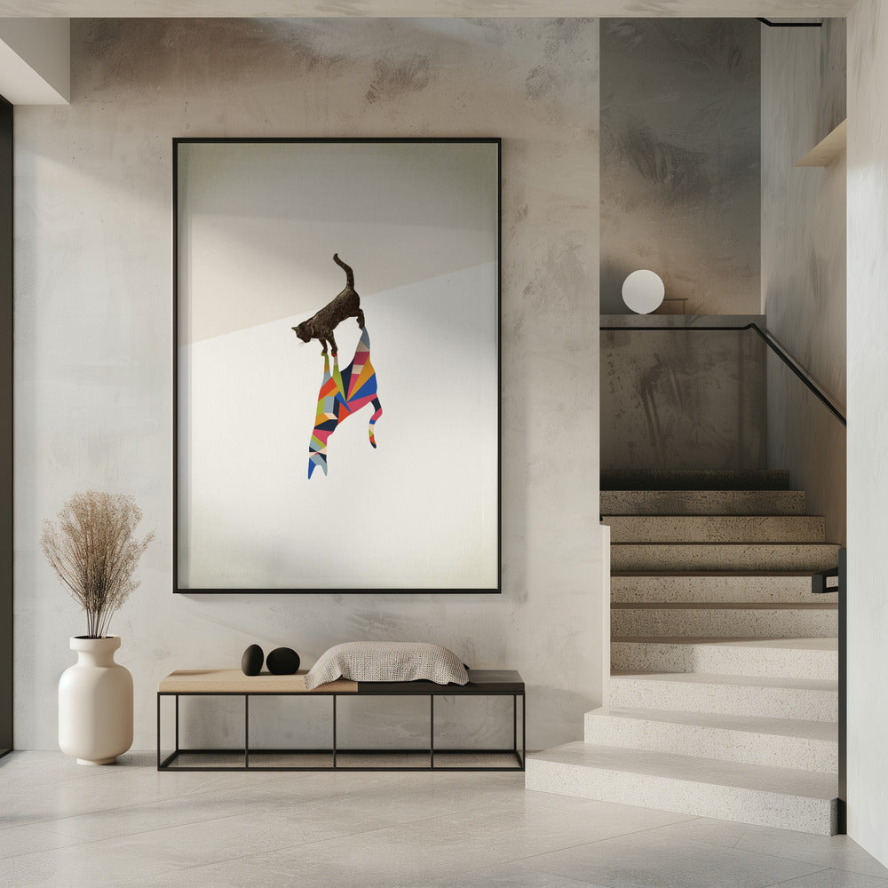 Gehender Schatten, Katze | Poster