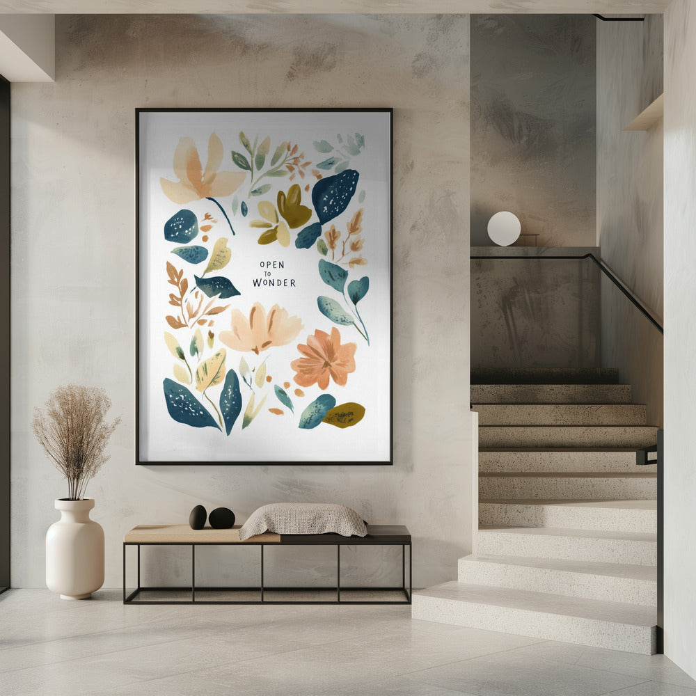 Florale, skurrile Blüte | Poster