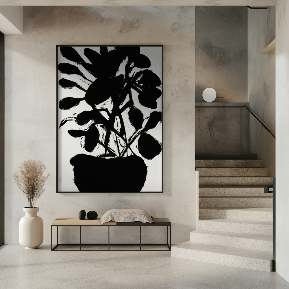 Topfpflanzen-Silhouette Nr. 1 | Poster