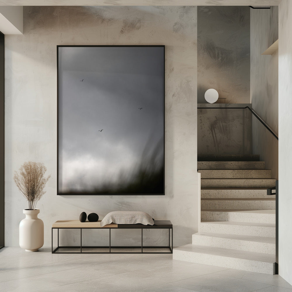 Vögel und Wolken 2 | Poster