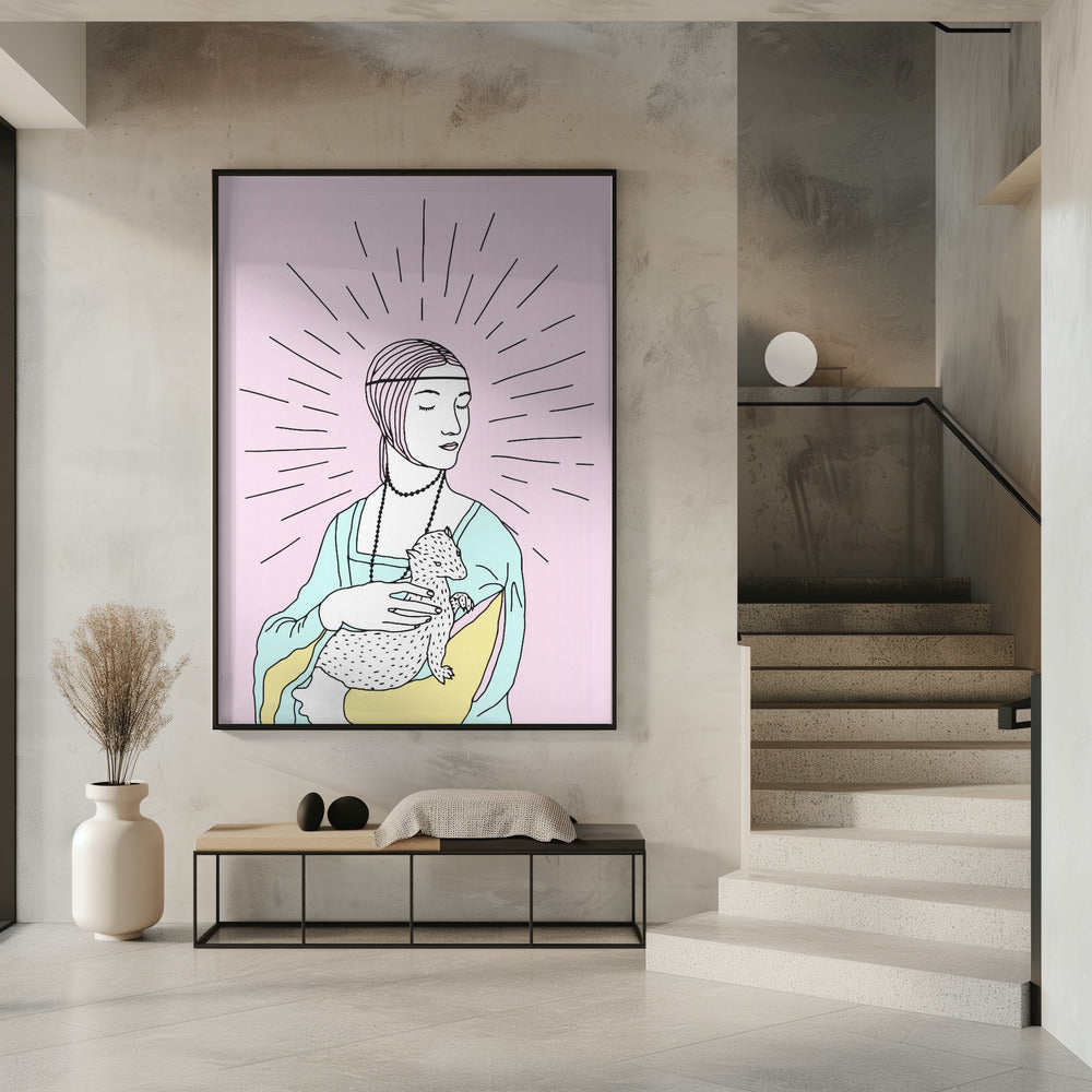 Die Dame mit dem Hermelin | Poster