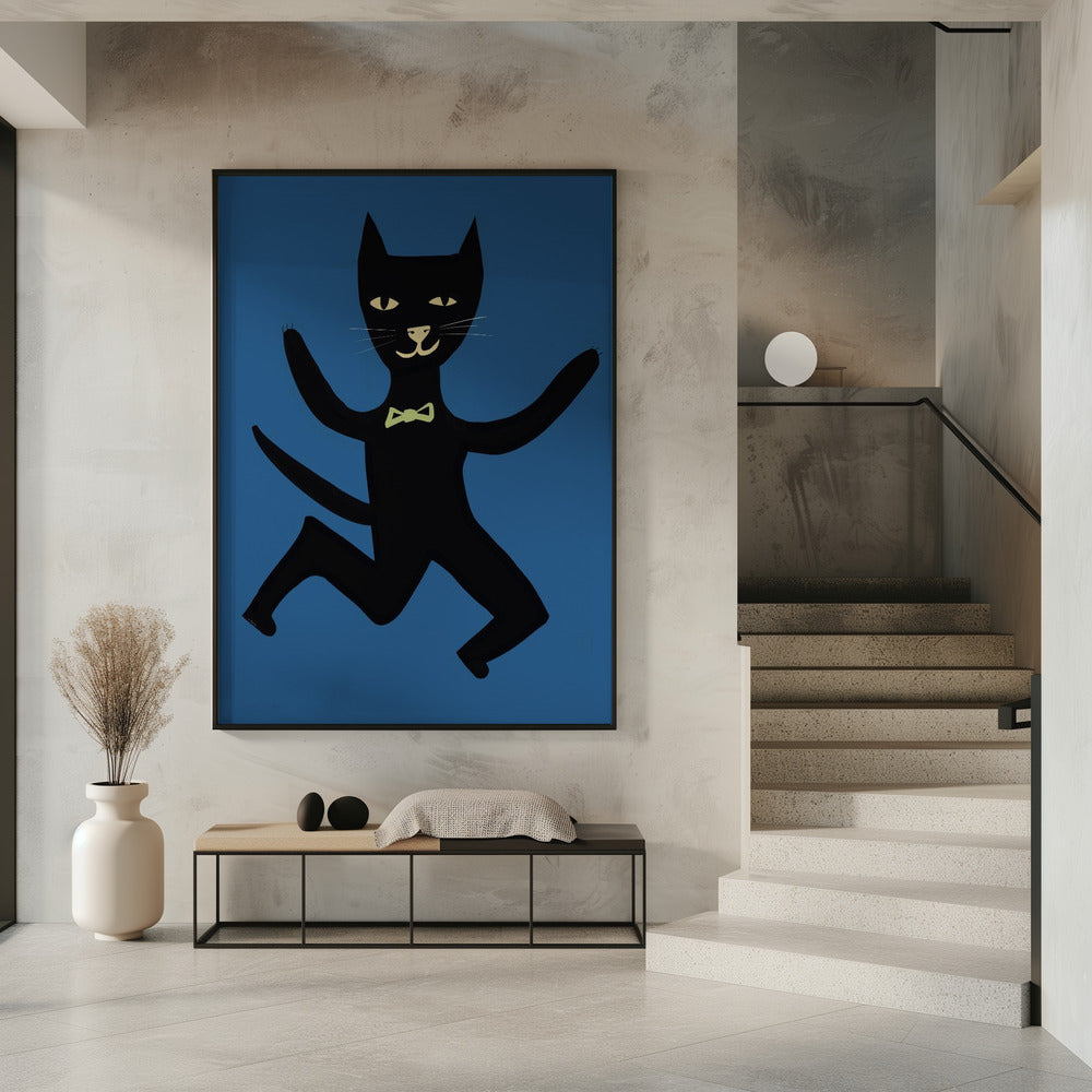 Schwarze Katze | Poster
