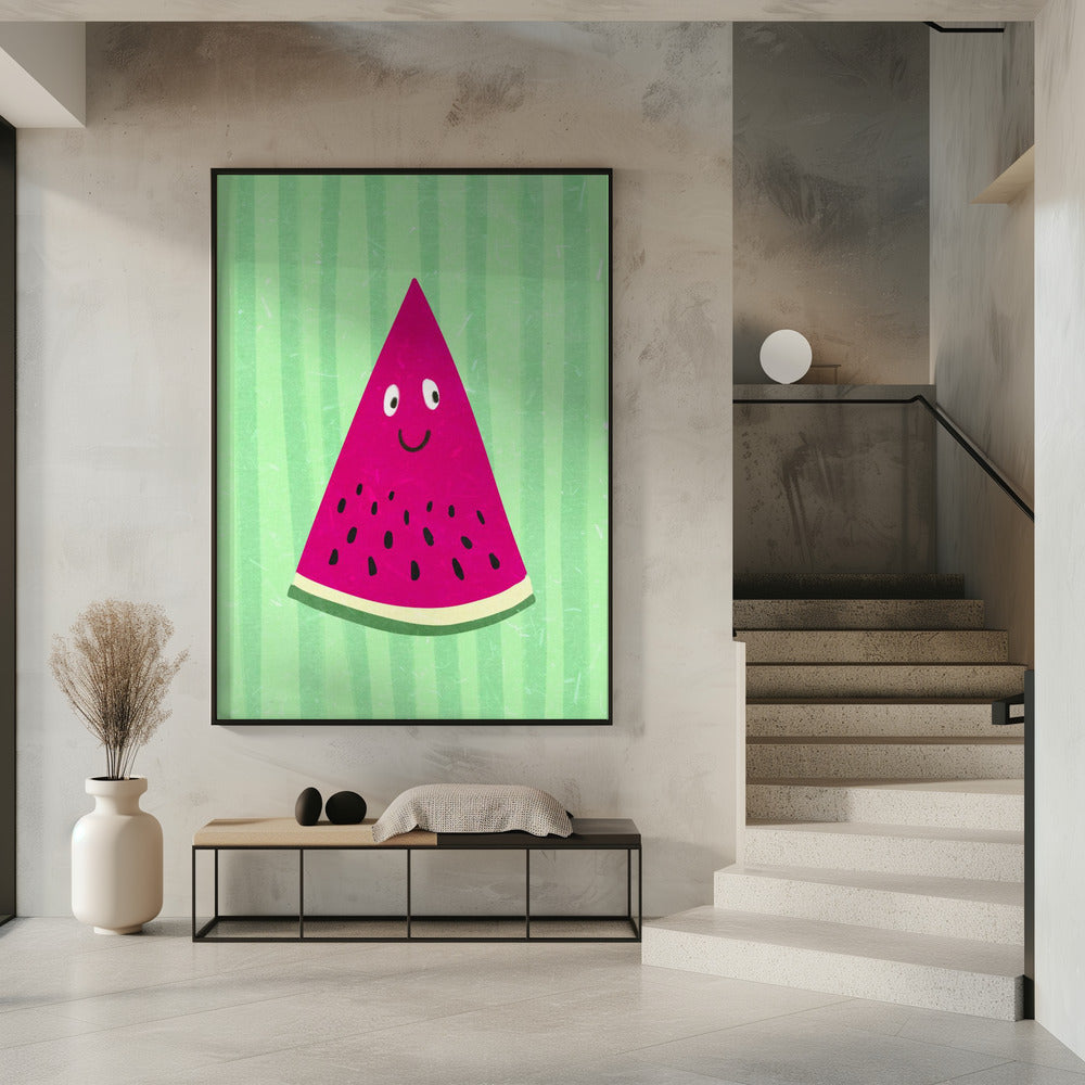 Hallo Wassermelone | Poster