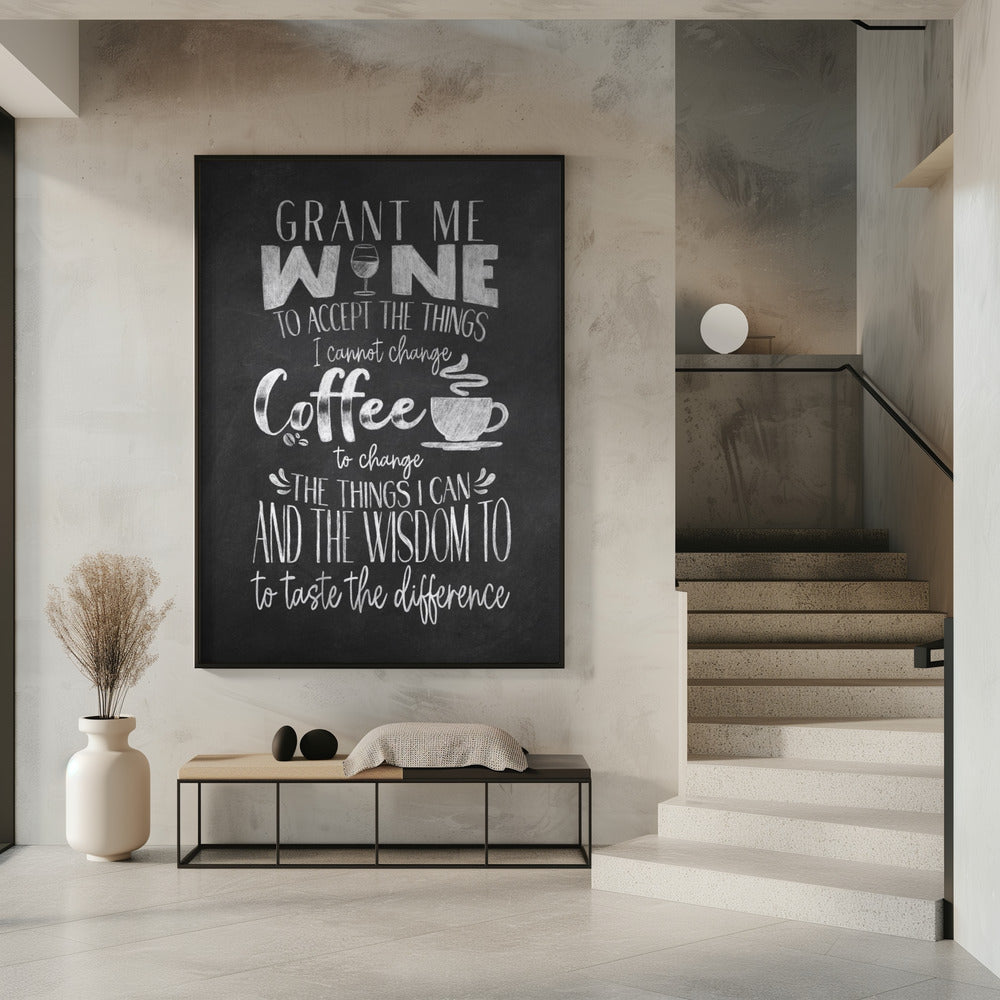 Wein und Kaffee | Poster
