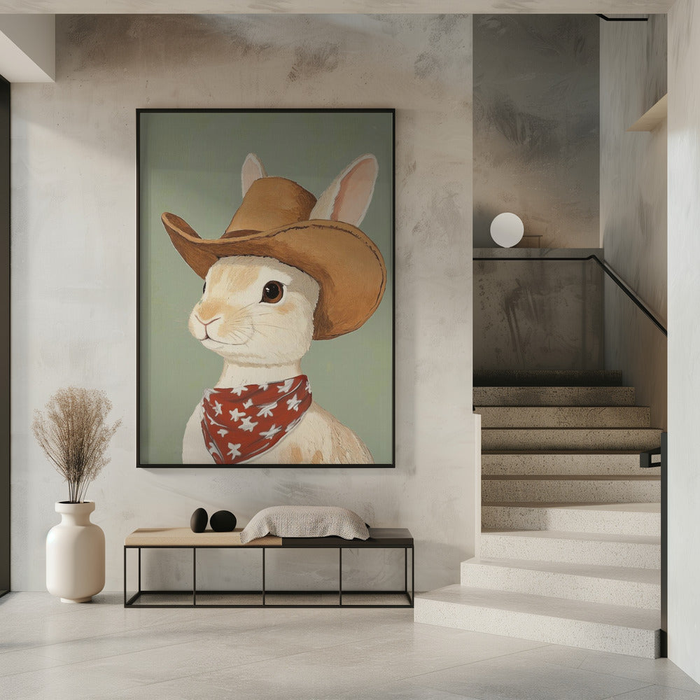 Cowboy-Kaninchen | Poster