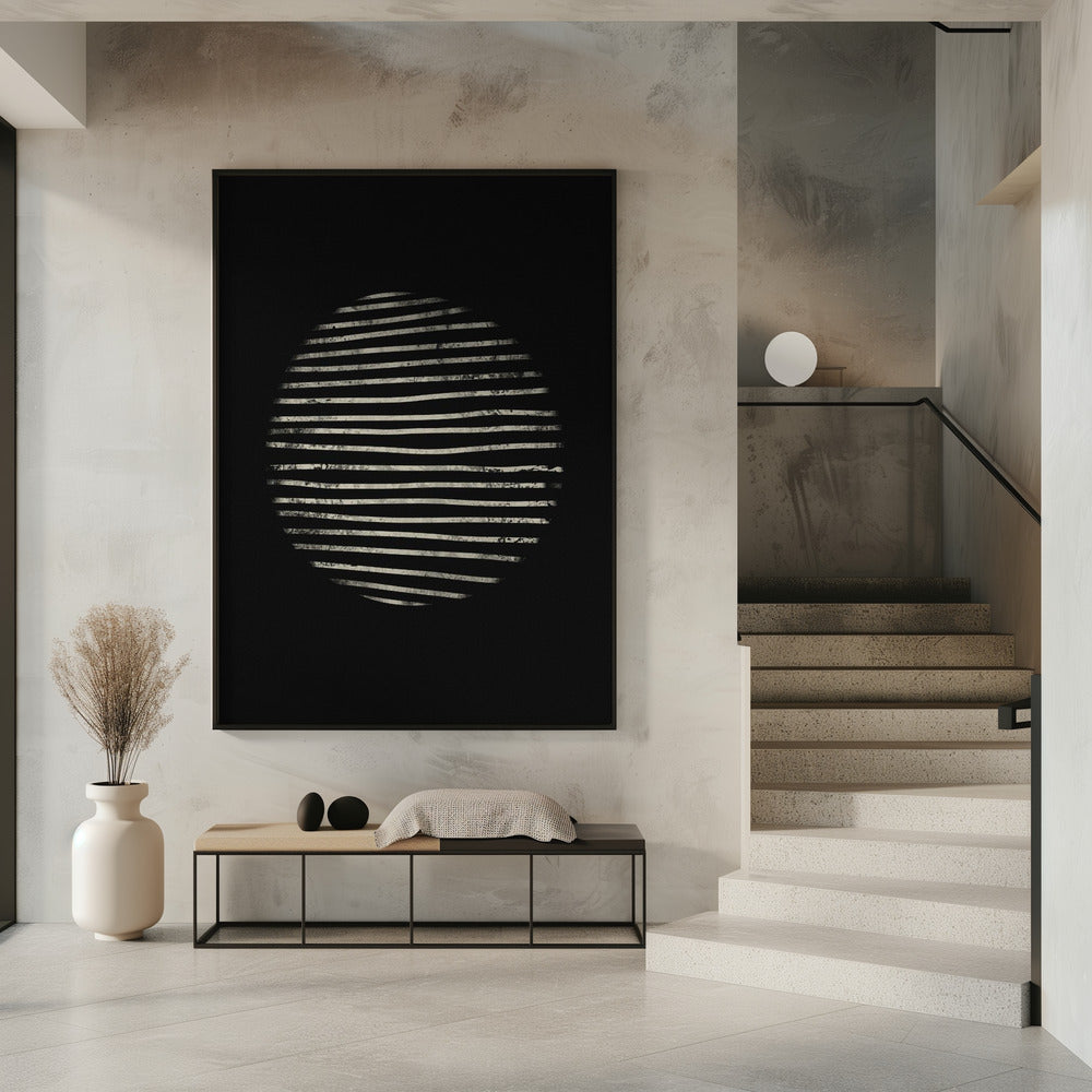 Mitternachtswind-Abstraktion | Poster