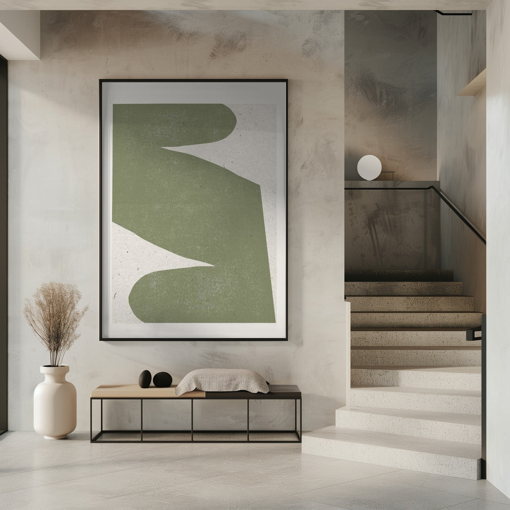 Sanfter grüner Fluss | Poster
