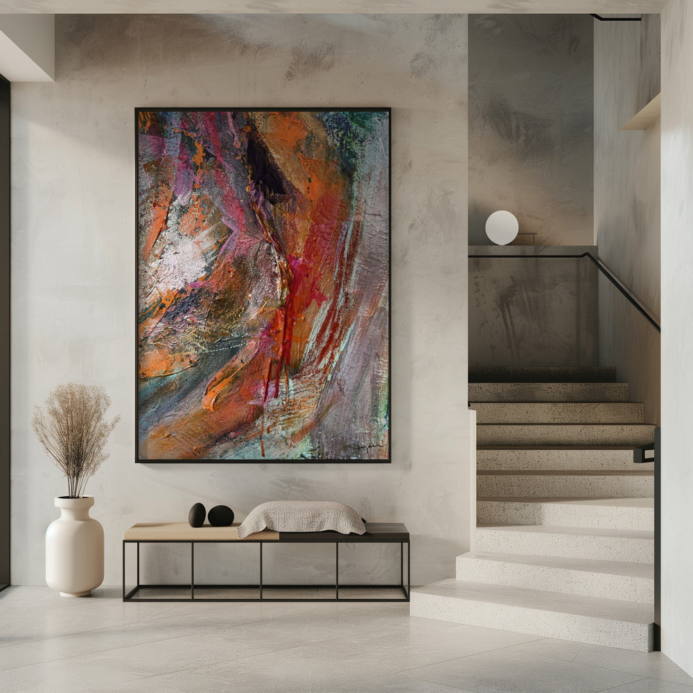 Purpurrote Geode | Poster