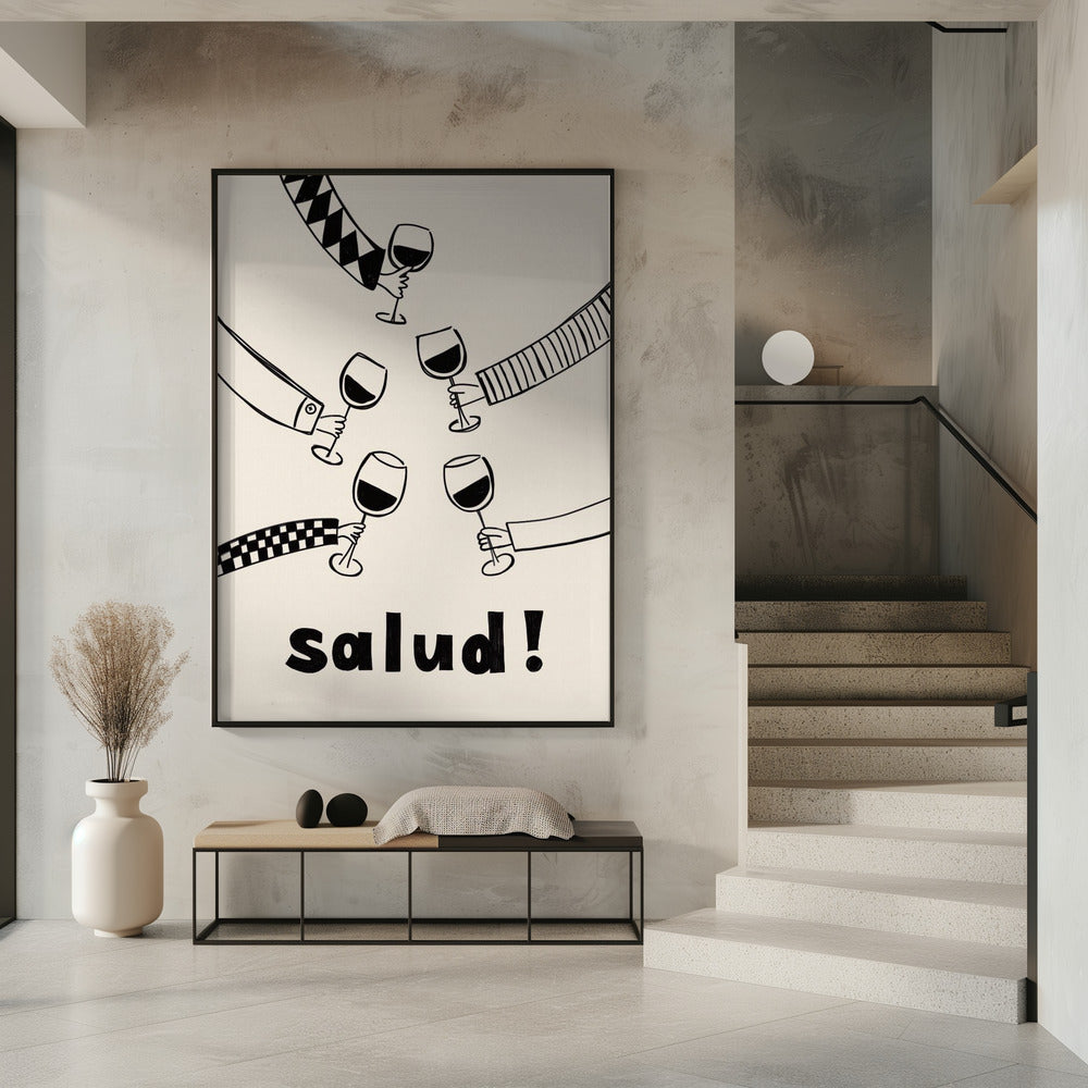 Pictufy Festive Salud Rot A2 | Poster