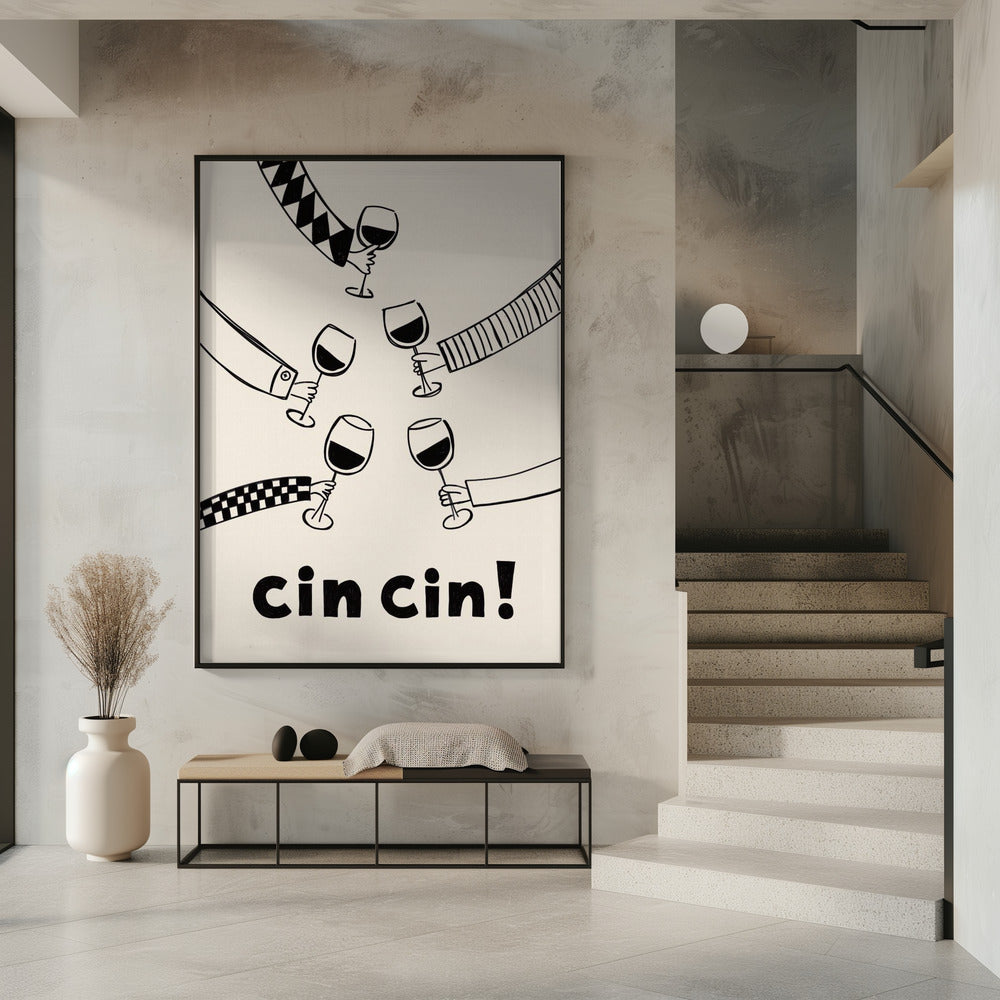 Cin cin! Weinparty mit Freunden | Poster