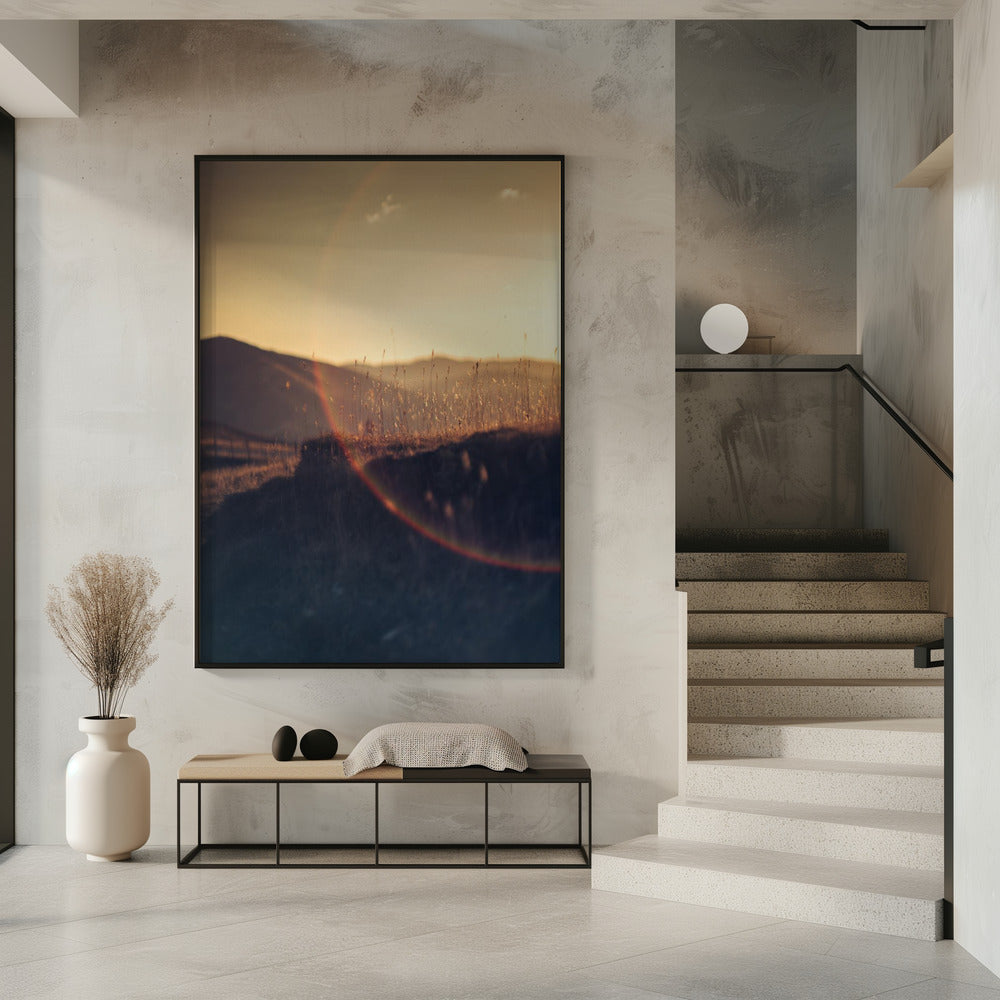 Goldener Horizont Glühen | Poster