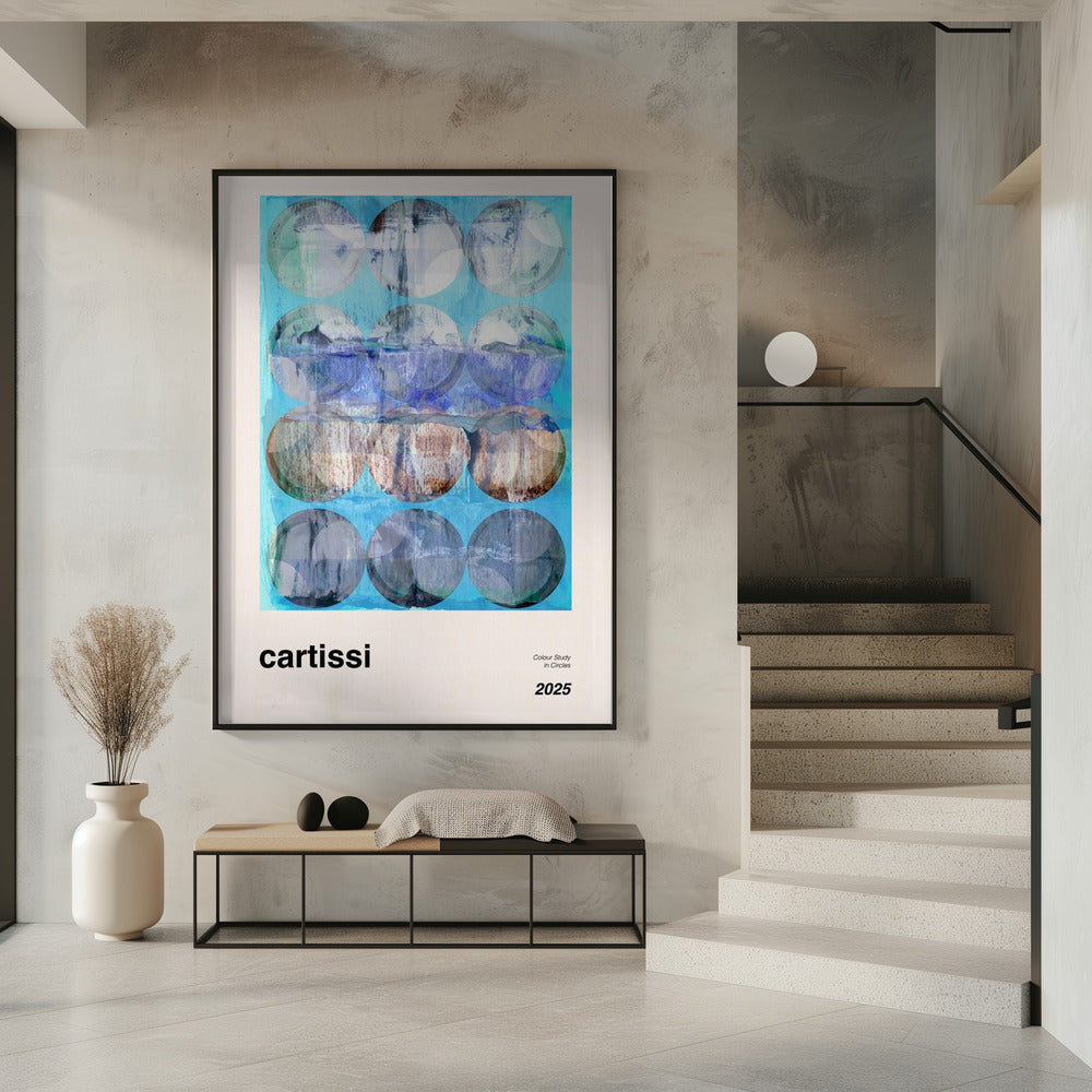 Farbstudie in Kreisen | Poster