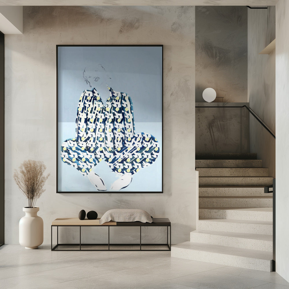 Pyjama-Frau 1 | Poster