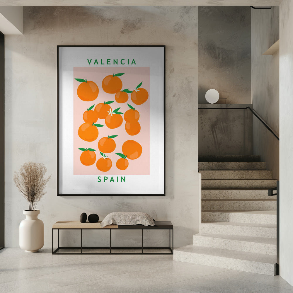 Blumenmarkt Orangen | Poster