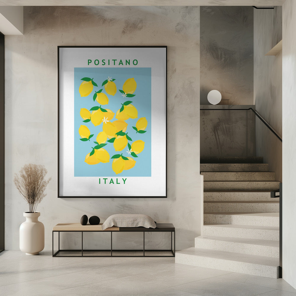 Zitronenblumenmarkt | Poster