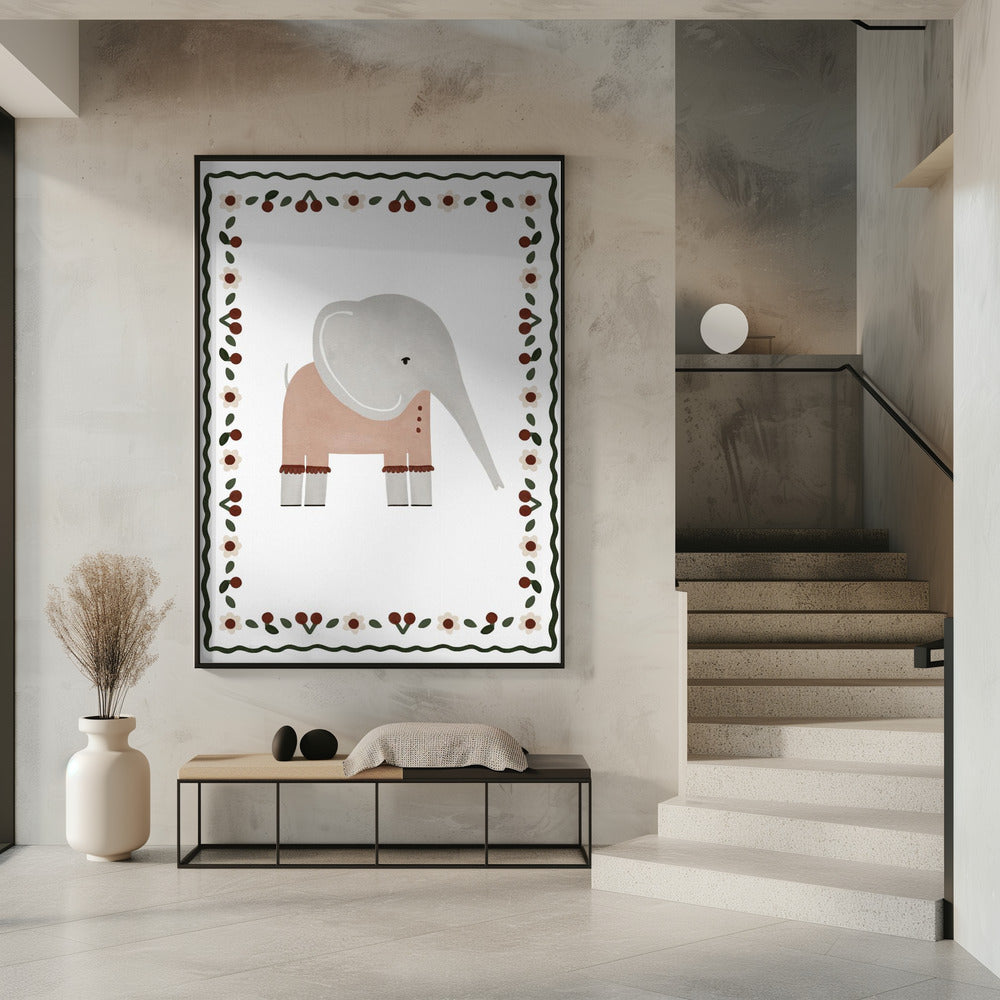 Elefanten-Eleganz | Poster