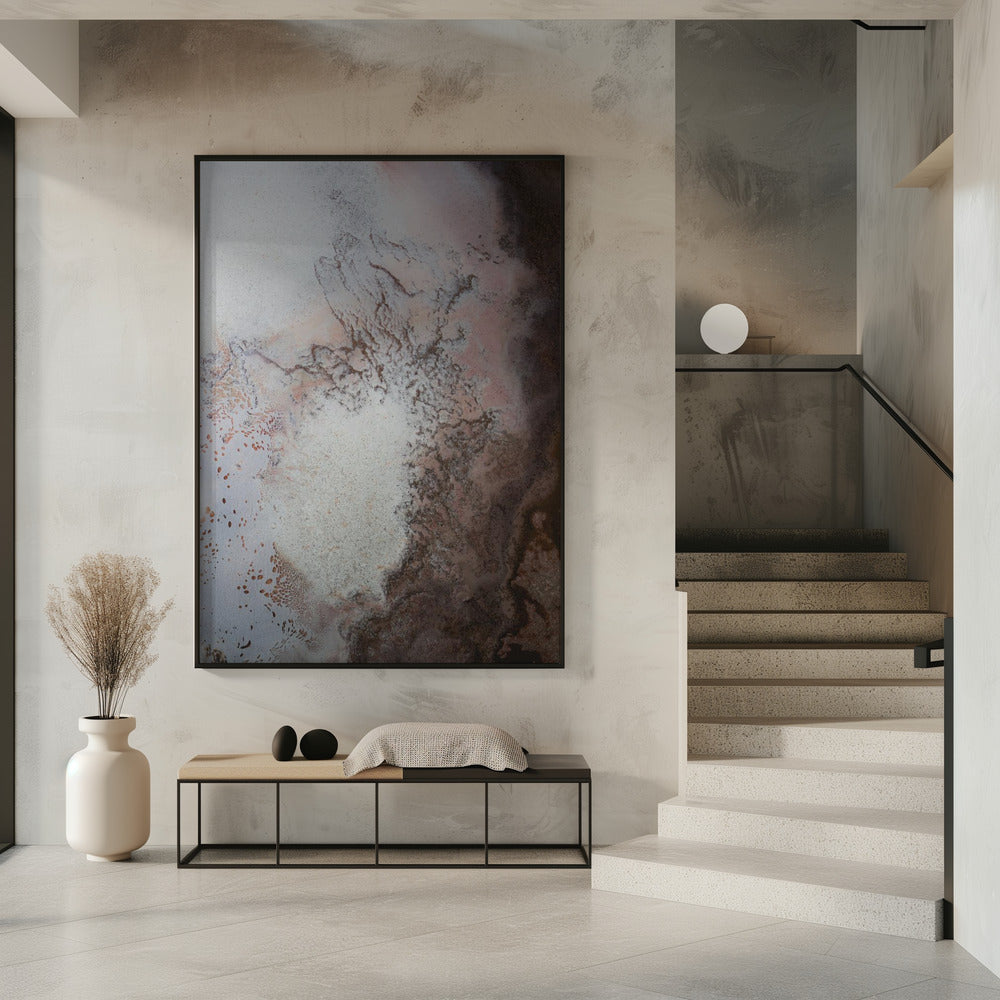 Lake Eyre Upscaled - Rote Erdstimmung | Poster