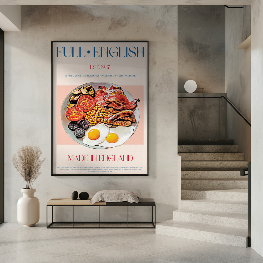 Traditional Full English Breakfast | Poster