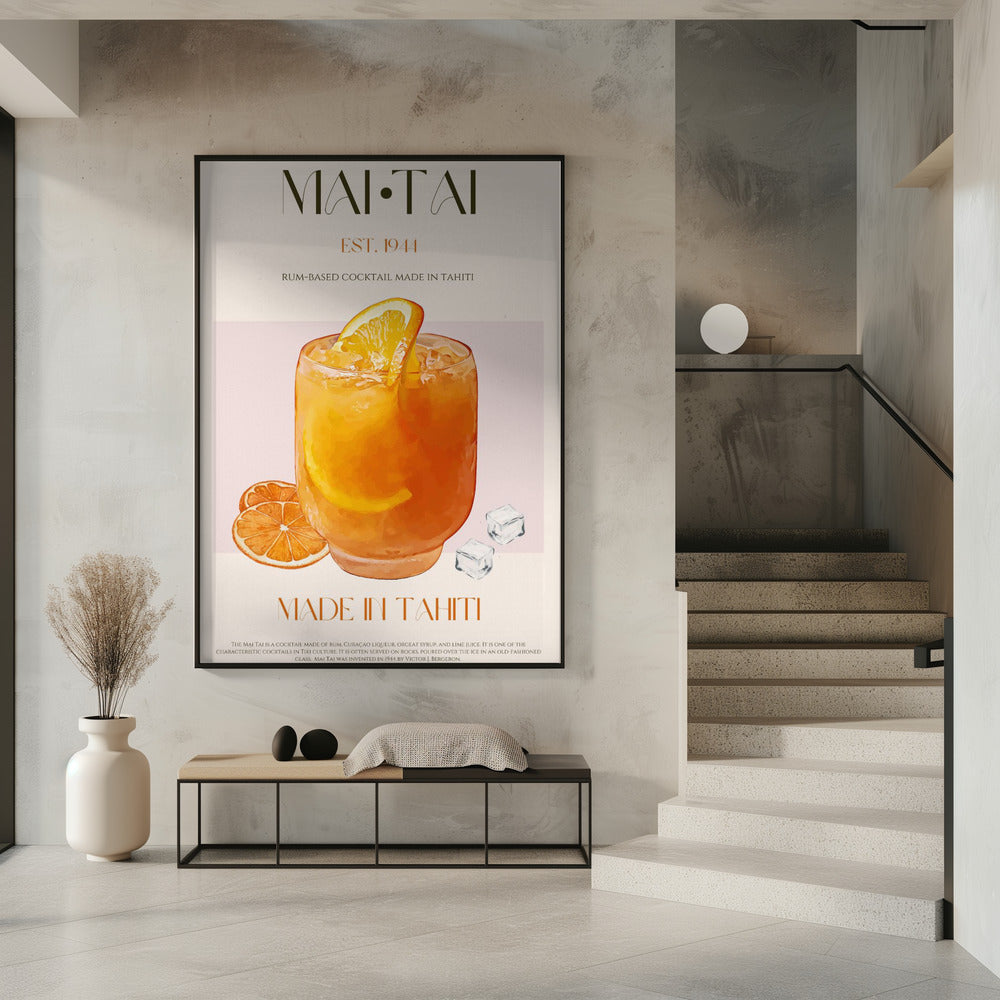 Orange Bliss Getränk | Poster