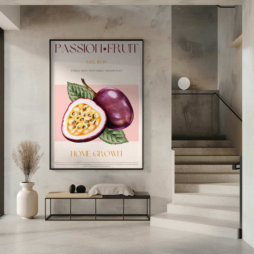 Lebendige Passionsfrucht | Poster