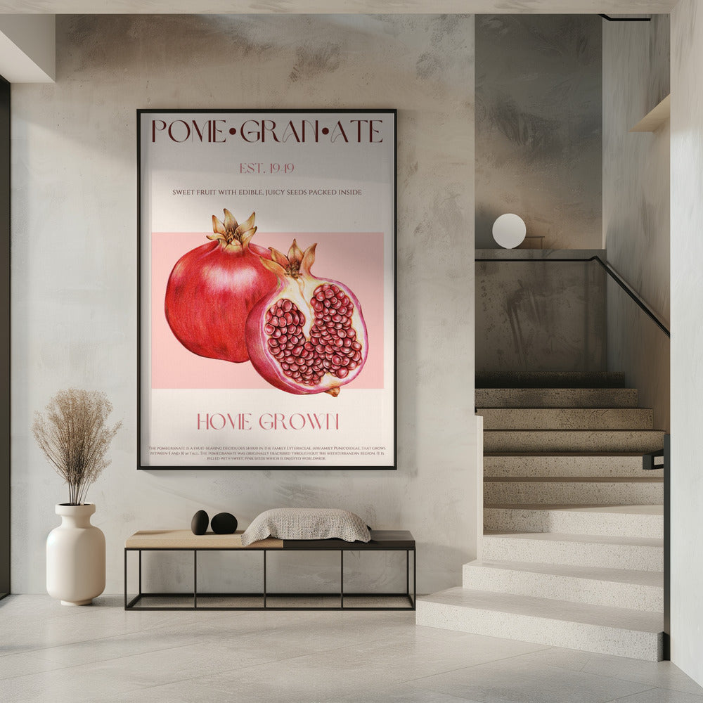 Saftiger Granatapfel | Poster