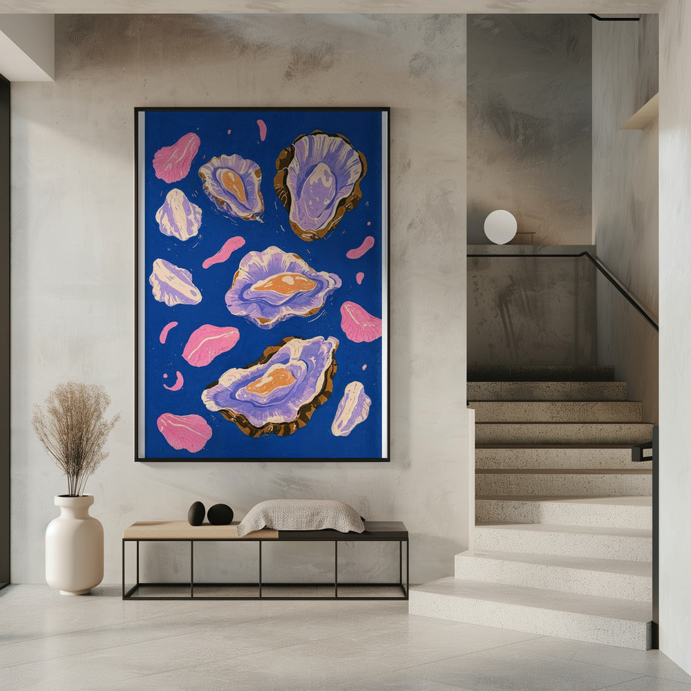 Austern im Orbit | Poster