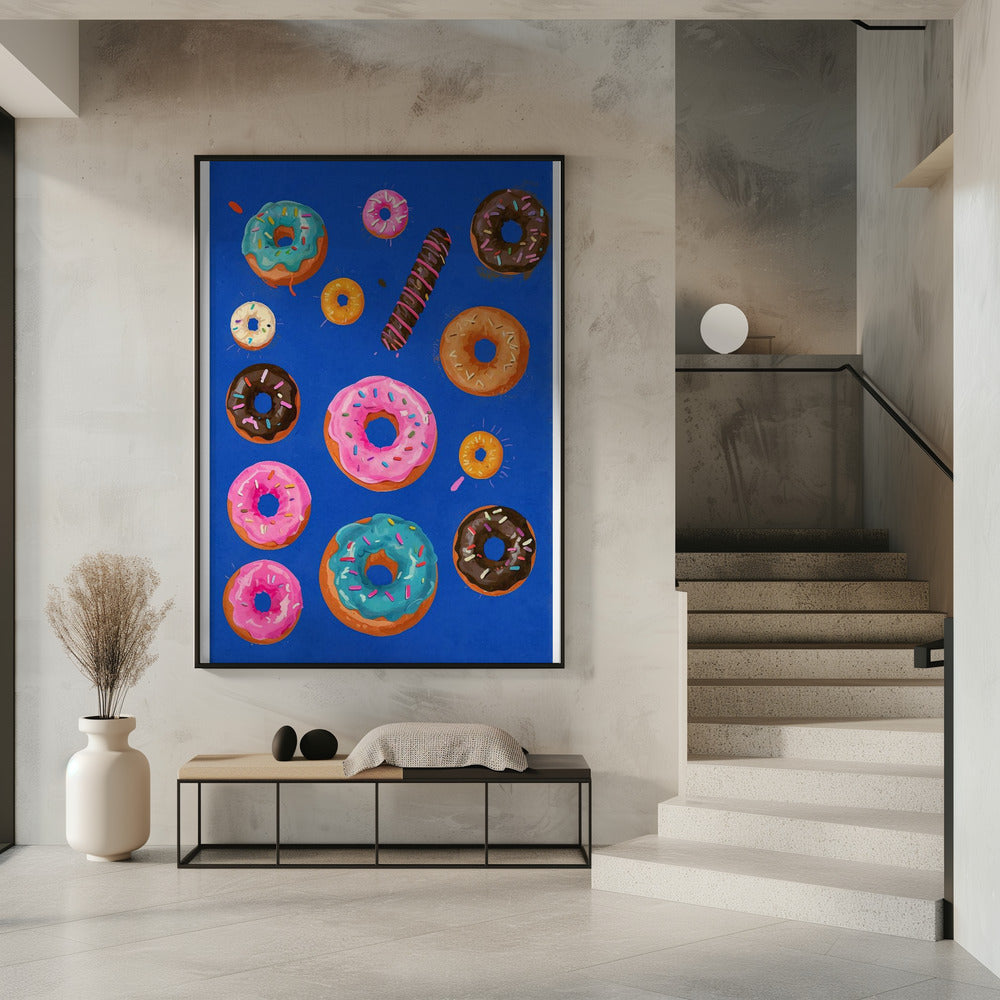 Donut Delight Leinwand | Poster