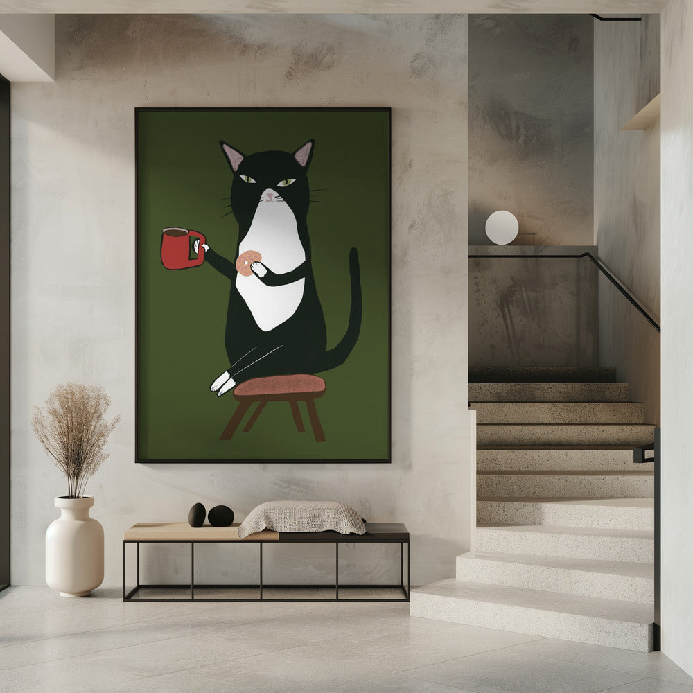 Kaffeekatze | Poster